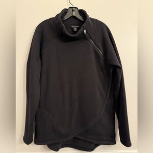 Athleta Cozy Karma pullover, black, L/T, VGUC
